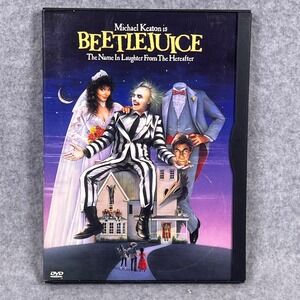 Beetlejuice DVD (1988)‎ Michael Keaton Tim Burton Cult Classic Movie Region 1
